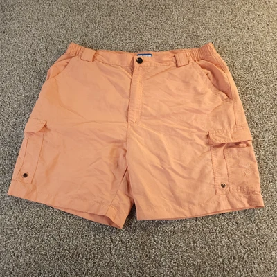 Pantalones Cortos Reel Legends Para Hombres XL Melocotón Carga Pantalones Cortos Elastizados Pesca Senderismo 38x7" Foto 1 de 4