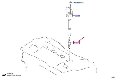 LEXUS RX MK5 Zündkerze 9091901303 NEU ORIGINAL - Image 1 of 2