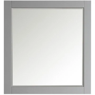 Pemberly Row Modern 36" Bathroom Vanity Framed Wall Mirror in Gray - Image 1 of 4