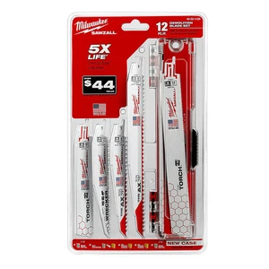 Milwaukee 49-22-1129 Nagelschutz Fangspitze Bi-Metall SAWZALL Klingen-Set - 12-teilig - Bild 1 von 10