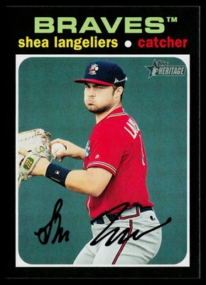 2020 Topps Heritage Minor League #214 Shea Langeliers - Image 1 of 2