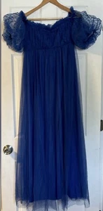 Ever Pretty Blue Pleated Maxi  Ideal For Pregnant Women - Picture 1 of 3