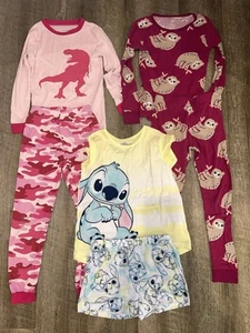Kids Girls Size 8 Pajamas - Lot Of 3 - Picture 1 of 7