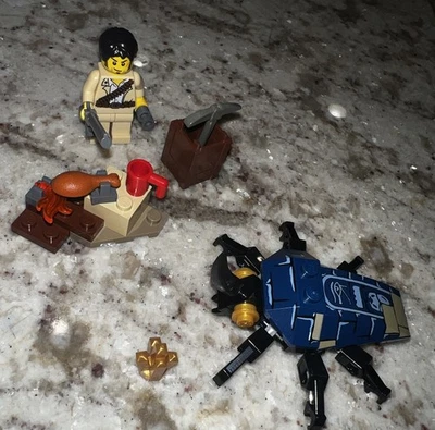 LEGO Pharaoh’s Quest 7305 Scarab Attack Jake Raines Mini Figure COMPLETE Jones - Image 1 of 3