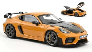 Norev PORSCHE CAYMAN GT4 RS W/WEISSACH 2023 BAHAMA YELLOW PACK 1:18 - Imagen 1 de 1
