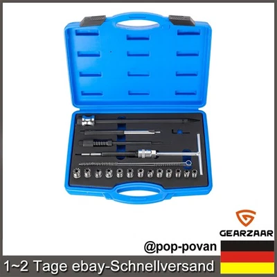 Injektoren Dichtsitz Fräser Satz Sitz Schacht Reiniger Dichtring Auszieher Motor - Bild 1 von 4