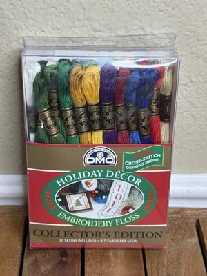 DMC Holiday Decor Embroidery Floss Thread Collector's Edition 30 Skeins NEW - Image 1 of 3