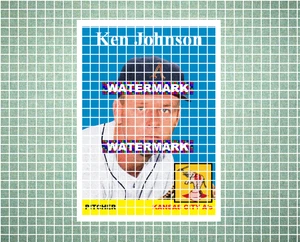 Ken Johnson Kansas City Athletics A's 1958 Style Custom Baseball Art Card - Picture 1 of 2