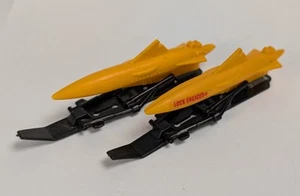 2x 1985 Vintage Hasbro Gi Joe Snow Cat Esquí Torpedo Misil Vehículo Pieza de Pieza - Imagen 1 de 1