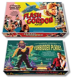 Scatola set di giochi Marx ""Flash Gordon"" OR Marx ""Pianeta proibito"" set di giochi scatola - Foto 1 di 9
