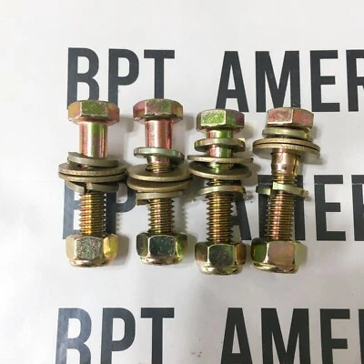 4x 1995 2001 Ford Explorer Front Shock Lower Bolt Kit Foto 1 de 3