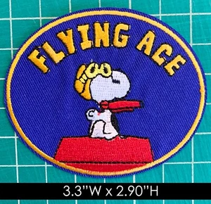 Peanuts Snoopy: Flying Ace Embroidered Iron On Patch - Picture 1 of 3