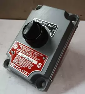 NEW KILLARK XCS-0S3C4 EXPLOSION PROOF CONTROL STATION COVER HAND/OFF/AUTO SWITCH - Picture 1 of 6