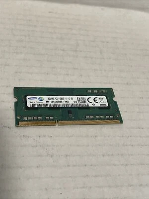 Samsung Laptop Memory 4GB 1Rx8 PC3L-12800S- M471B5173DB0-YKO Untested - Image 1 of 2