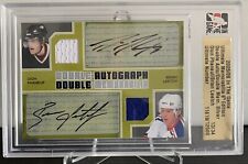 2005-06 ITG Ultimate Memorabilia 6th Double Auto Jersey Silver/34 Phaneuf/Leetch