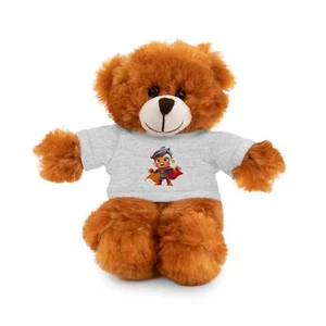 Personalized Tee-Wearing Stuffed Animals, Great for Birthday Gifts, Kids' - Picture 1 of 3