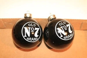 2er SET JACK DANIELS OLD NO 7 BRAND - Weihnachtskugel Ornament - NEU - Bild 1 von 1