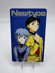 Tarjeta telefónica Evangelion Rei & Shinji Newtype 1996 - Imagen 1 de 2