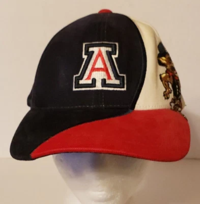 Vintage Arizona Wildcats Hat Cap Adjustable White Blue UofA Top of The World - Image 1 of 4