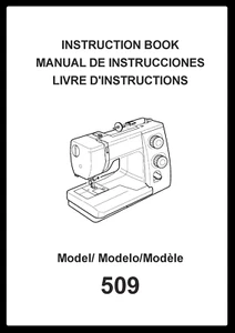 Janome Sewist 509 Instruction Manual: 71 Pages Coil Bound - Picture 1 of 2