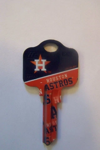 HOUSTON ASTROS KWIKSET KW1/KW10 HOUSE KEY BLANK Cover