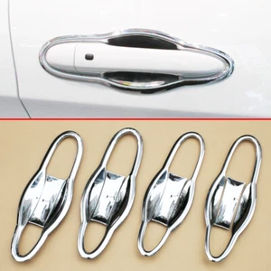 Side Door Handle Bowl Cup Cover Chrome Molding Trim For Jeep Cherokee KL 8Pcs - Picture 1 of 8