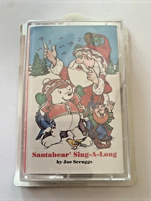 Santabear Sing-A-Long cassette Joe Scruggs 1992 Christmas holiday music  NEW - Image 1 of 3