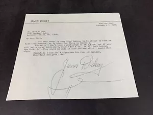 James Dickey, Romancier, "Deliverance" Autogramm signed Brief, PSA Note 9 MINT - Bild 1 von 6