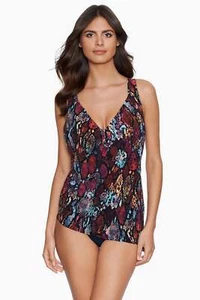 Top Tankini Magicsuit Queen Cobra Winnie para mujer talla 14 negro marrón 60115598 - Imagen 1 de 4