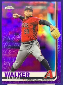 Topps Chrome 2019 TAIJUAN WALKER DIAMONDBACKS PURPLE REFRACTOR Parallel #'D /299 - Picture 1 of 3