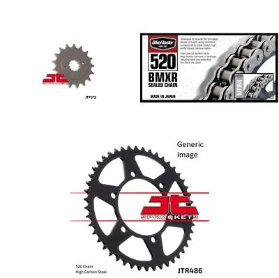 Kit de piñón delantero y trasero 520 BMXR KAWASAKI ZR550B Zephyr 1990-1993 Foto 1 de 4