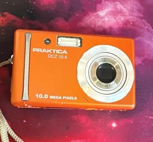 Pentacon Practika DCZ 10.4 Digitalkamera Orange Geprüft, Händler, Garantie Lesen - Bild 1 von 3