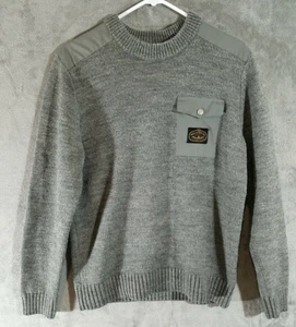 Suéter de cuello redondo Poler Commando para hombre gris mediano - Imagen 1 de 10