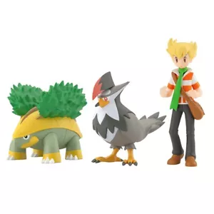 Figuras Bandai Bandai Bandai World Sinnoh Region Barry, Grotle y Staraptor a Escala Pokémon - Imagen 1 de 6