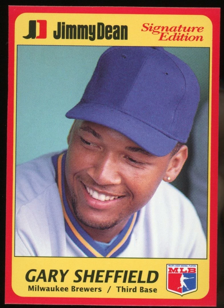 Gary Sheffield 1991 Jimmy Dean Card #7 Signature Edition