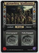MYSTICAL EMPIRE Fantasy CCG LP 1st First Edition PROMO #002 "ZOMBIE TOKENS"