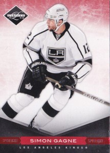 11-12 Panini Limited Simon Gagne /49 RUBY Spotlight LA Kings 2011