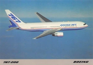 Boeing 767-200 Im Flug Kontinentalgröße Postkarte - Bild 1 von 2