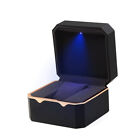 Single Slot LED Light Watch Case Antidust Storage Holder Luxury Jewelry Gift Box