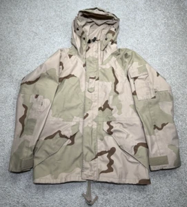 Chaqueta Parka USGI Desert Camo Goretex Clima Frío ECWCS Pequeña Corta - Imagen 1 de 15