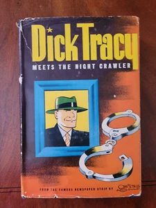 DICK TRACY Meets the Night Crawler Hardcover With Dust Jacket 1945 - Picture 1 of 8