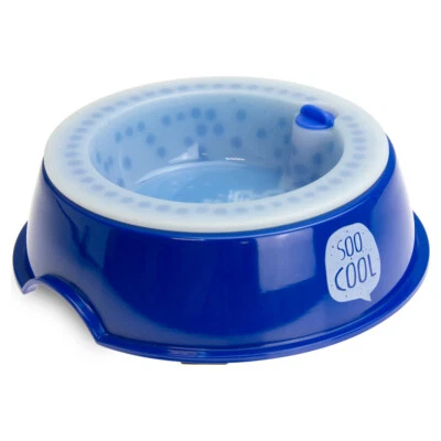 Karlie Kühlnapf blau 22x22cm Gelkugel ideal für Hunde Katzen Sommer  - Bild 1 von 4