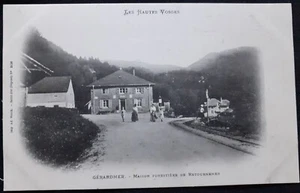 N°3 ) Cpa/Carte  de Gérardmer Maison Forestière Vosges 88 - Imagen 1 de 2