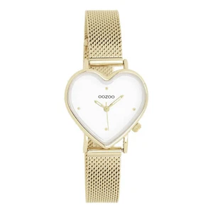ooZoo Reloj Mujer C11415 Forma Corazón IP Oro Blanco Malla 28 x 29 mm Analogico Cuarzo - Imagen 1 de 2