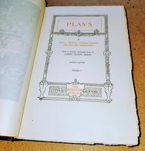1900 World’s Great Classics - Classic Drama first edition Albert Ellery Bergh - Imagen 1 de 14