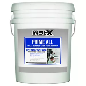 INSL-X All White Flat Water-Based Acrylic Latex Multi-Surface Primer Sealer 5gal - Picture 1 of 1