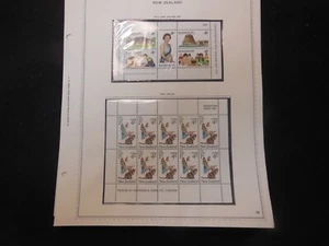 3 Fogli Souvenir Salute NUOVA ZELANDA, 1 Foglio Souvenir Giorno Nuovo di zecca VF MNH - Foto 1 di 7