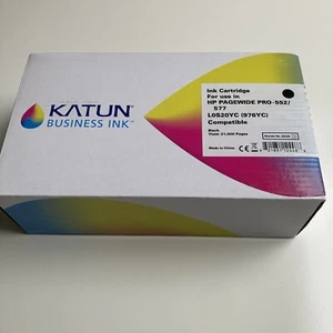 Katun Business INK Cartridge BLACK   HP pAGEWIDE PRO-552/577.   LOS20YC (976YC)  - Bild 1 von 4