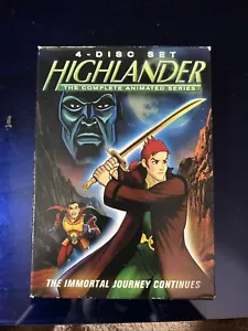 Highlander: The Complete Animated Series 4-Disc DVD Set (2009), Rare HTF OOP - Picture 1 of 6