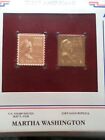 Mint Stamps Historic Matched With A Exact Replica 22Kt Gold